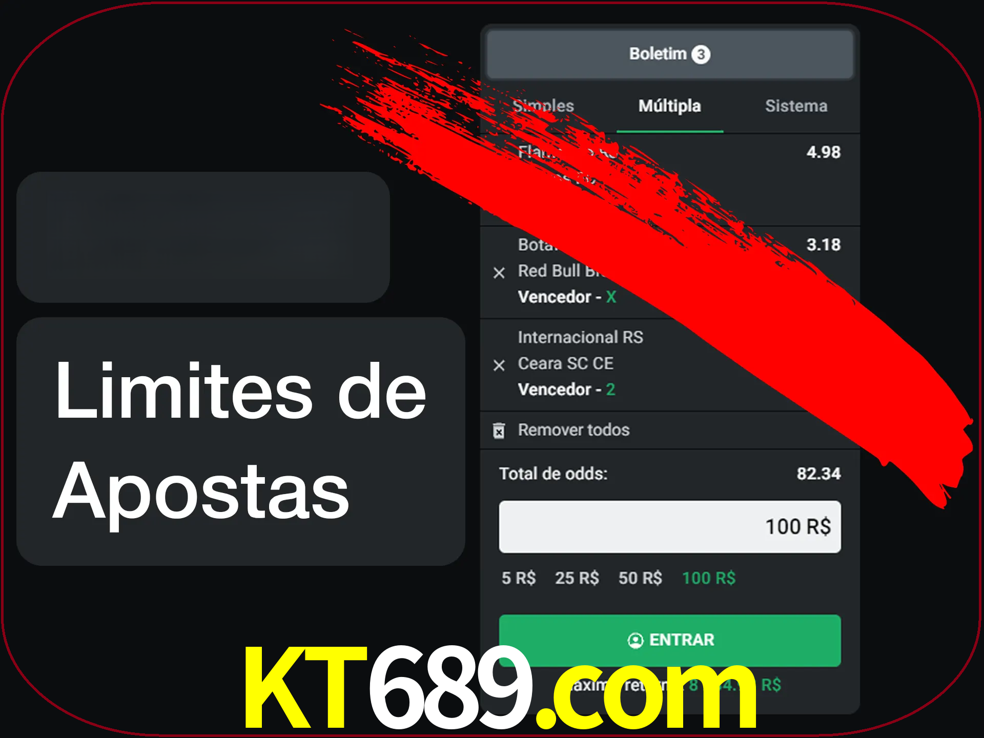 Não faça apostas loucas.