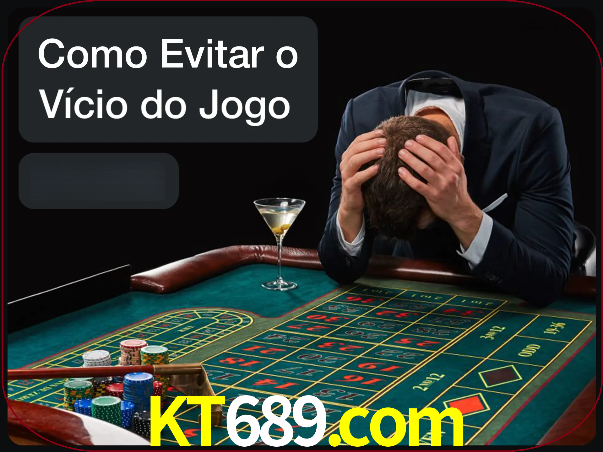 Você é responsável por cada uma de suas apostas.